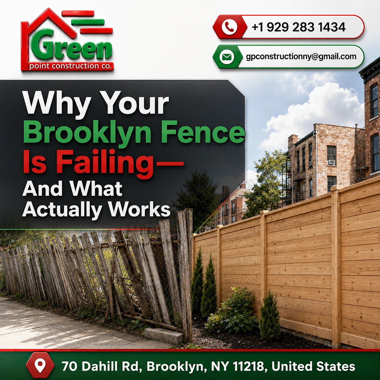 Why Your Brooklyn Fence Is Failing—And What Actually Works
