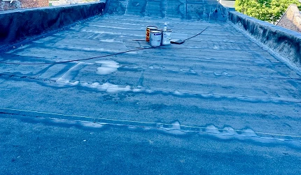 Roof replacement # sterling st. Brooklyn, Ny