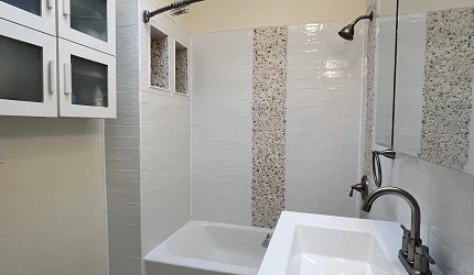 #Bathroom remodeling# E 31st st, Brooklyn # Completed by Green Point Construction #