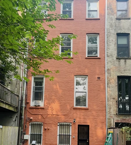 Exterior Waterproofing completed by Green Point Construction Company in St. James pl. Brooklyn, Ny