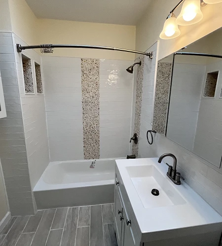#Bathroom remodeling# E 31st st, Brooklyn # Completed by Green Point Construction #