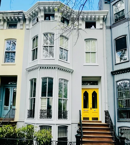 #Waterproofing & cornice repair#LPC Historical buildings# Clinton Hill, Brooklyn# completed by the Green point construction!