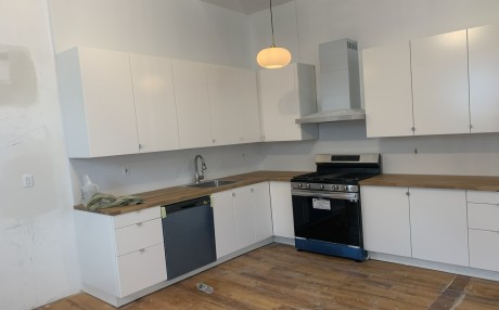 Kitchen# complete renovations and replacement ( cabinets, countertops, island, sink, tile, floor etc)