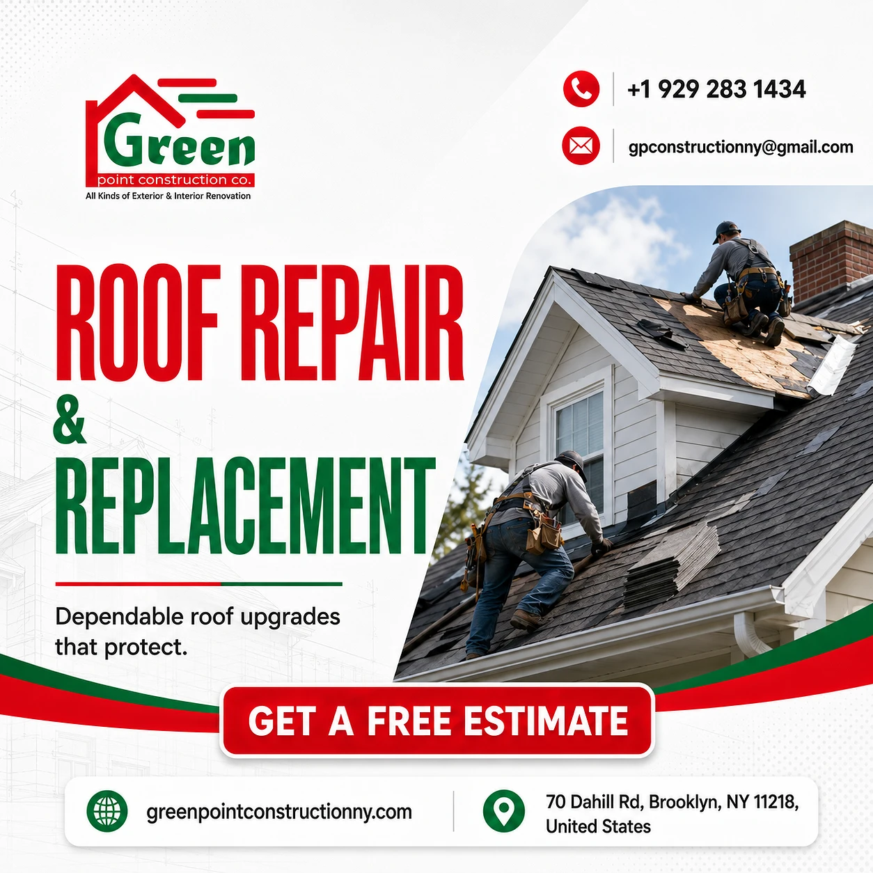 Professional Roof Repair and Replacement in Brooklyn, NY