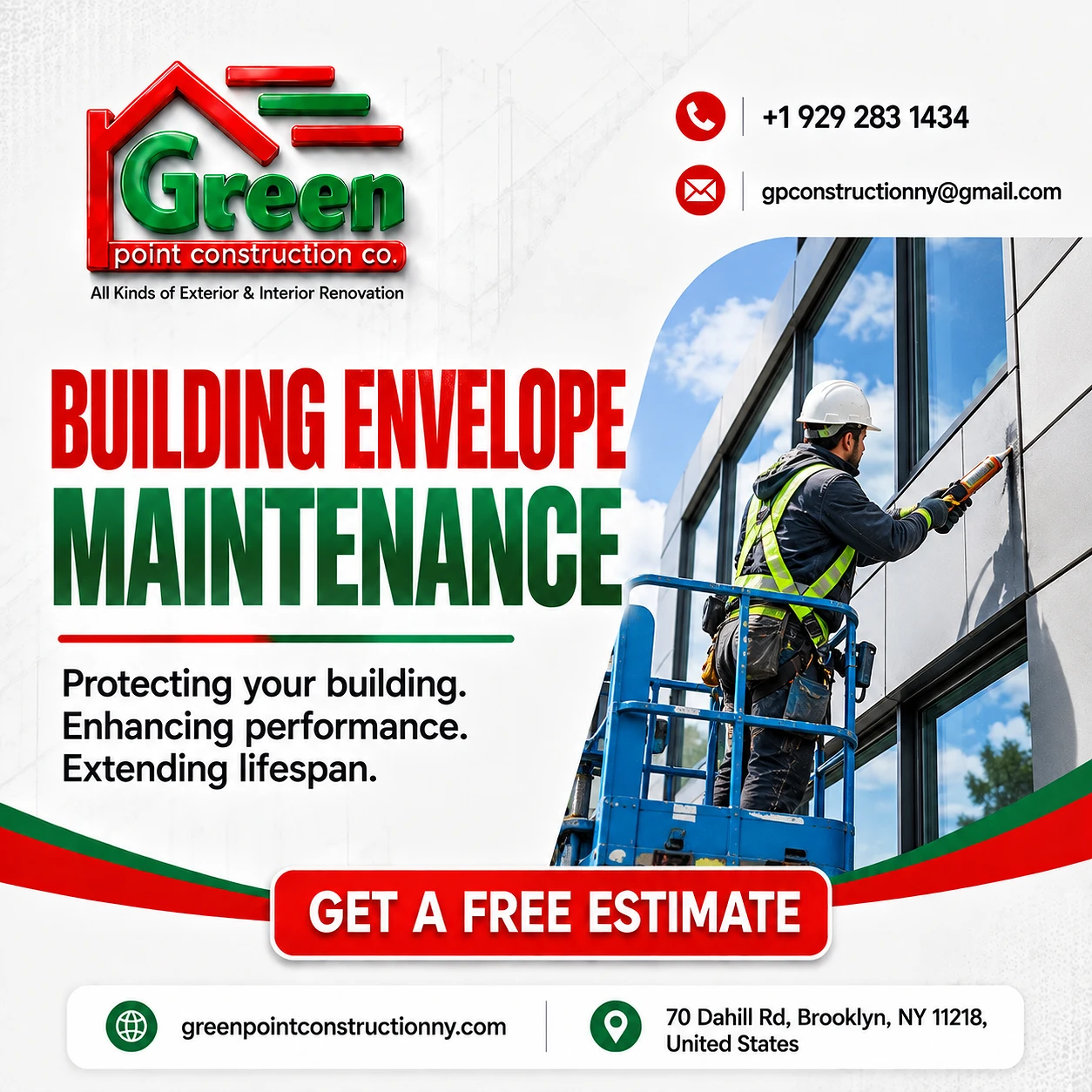 Building Envelope Maintenance in Brooklyn, NY